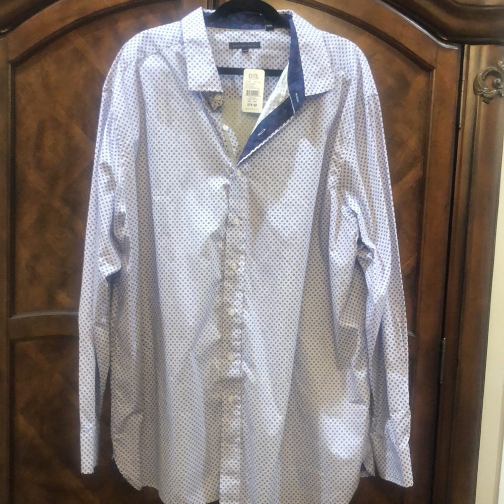 2xlt casual long sleeve button down new with tags.